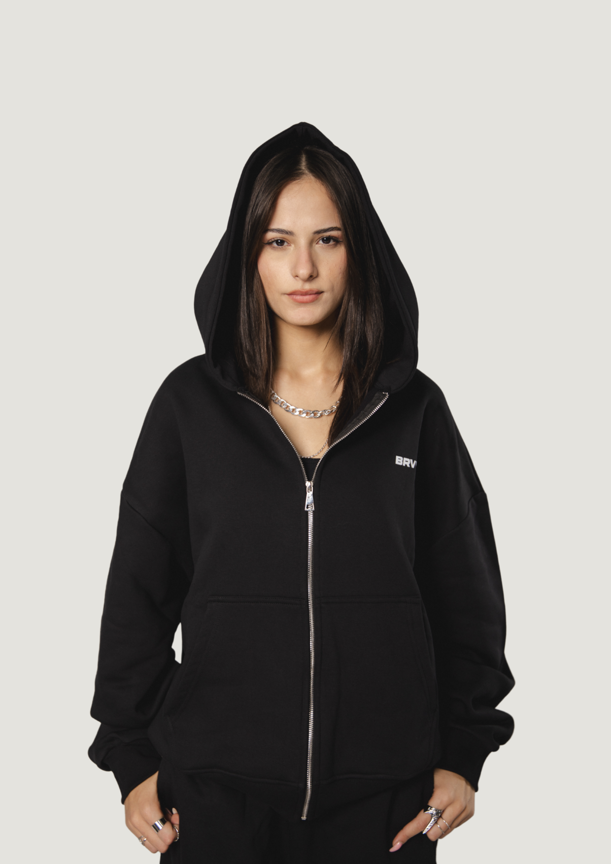 The Black Origin Zip-Up