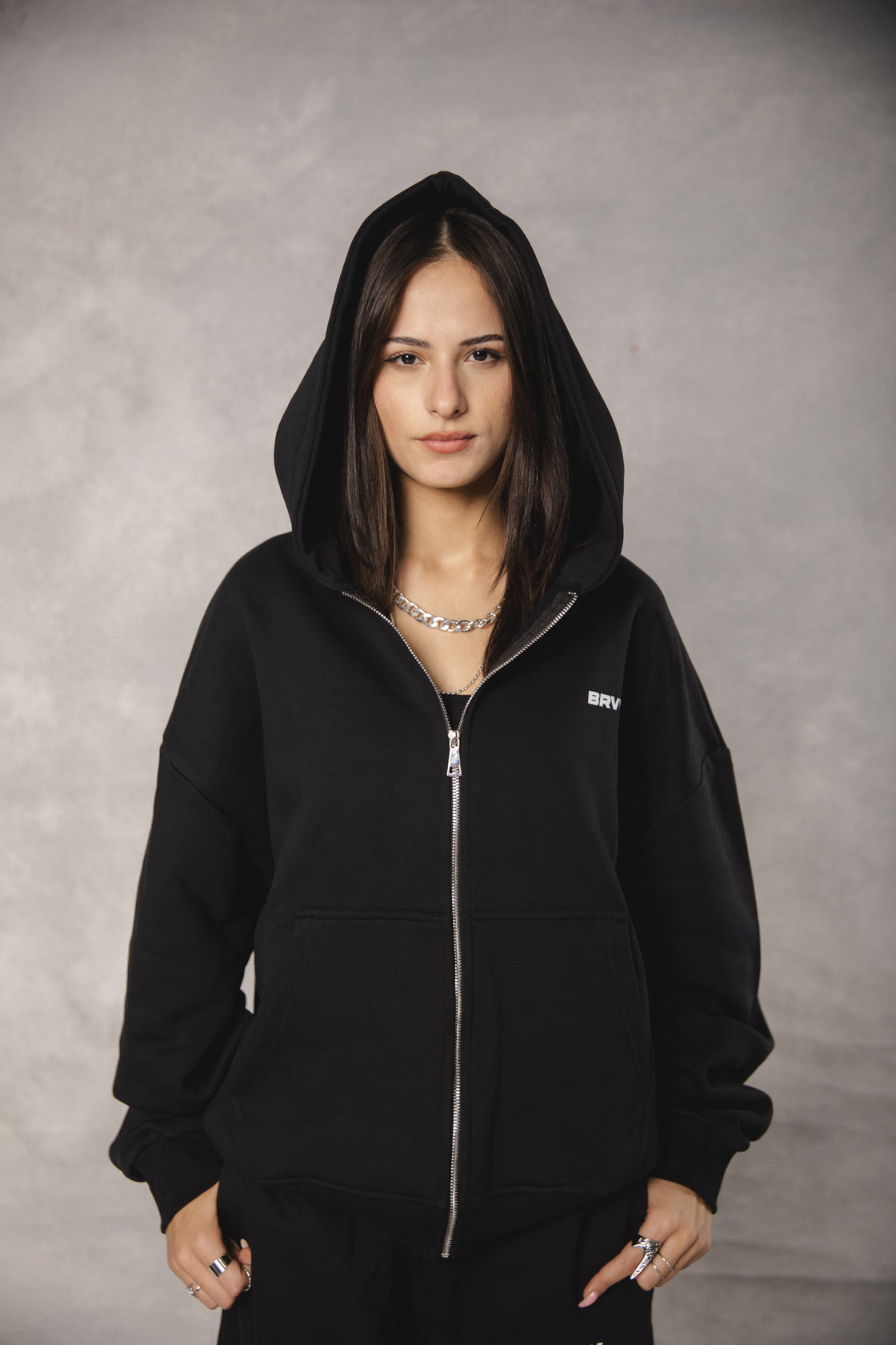 The Black Origin Zip-Up